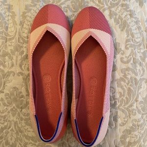 Rothy’s The Flat pink captoe size 12